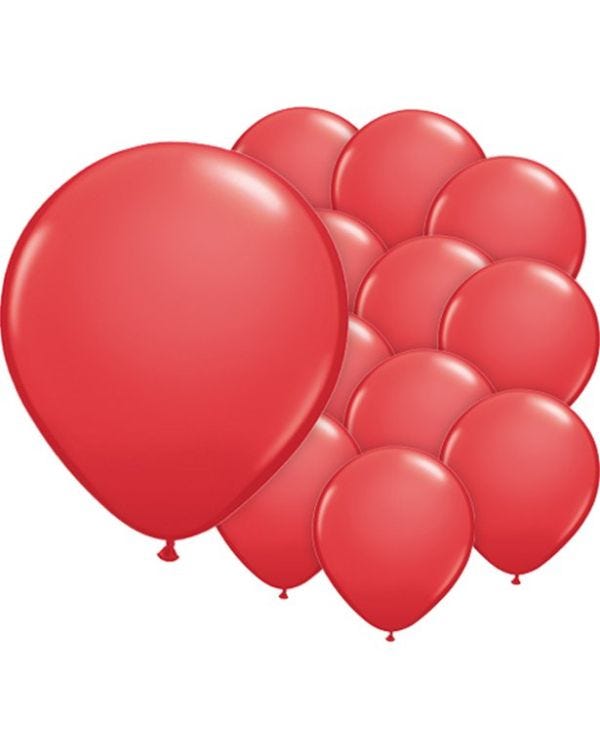 Red Balloons - 5&#039;&#039; Latex (100pk)