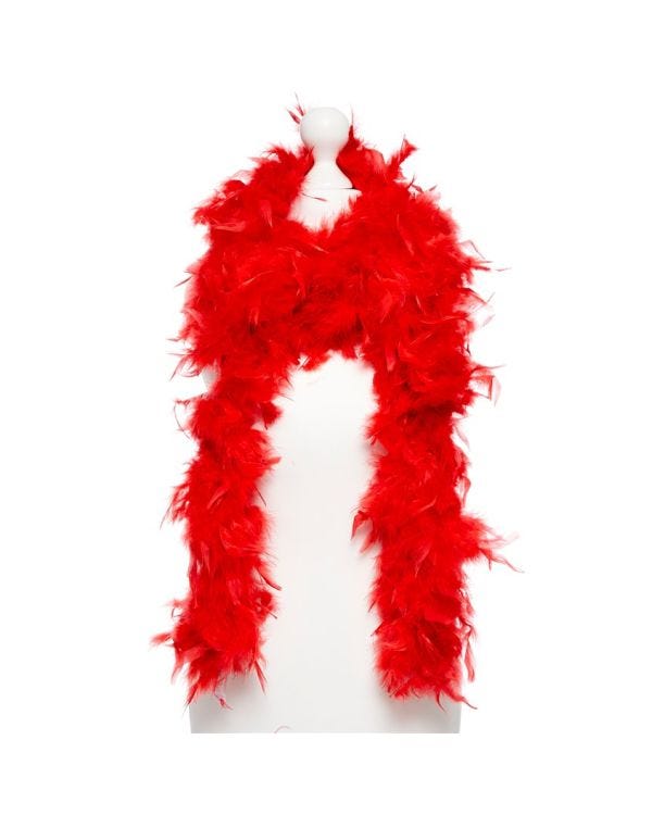 Red Feather Boa - 180cm