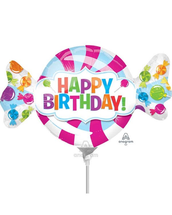 Happy Birthday Sweet Mini Air-fill (Uninflated)