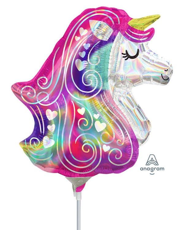 Holographic Unicorn Mini Air-fill (Uninflated)
