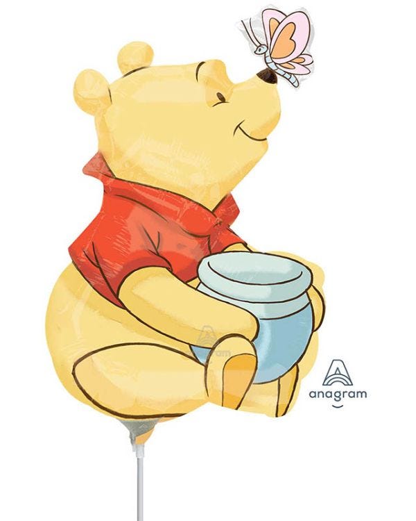 Winnie The Pooh Mini Air-fill (Uninflated)