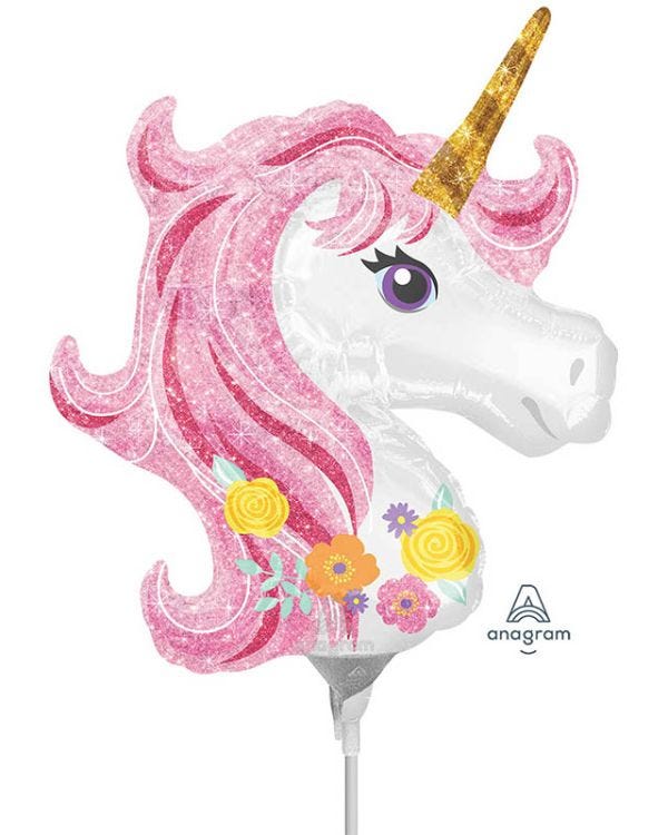Magical Unicorn Mini Air-fill (Uninflated)