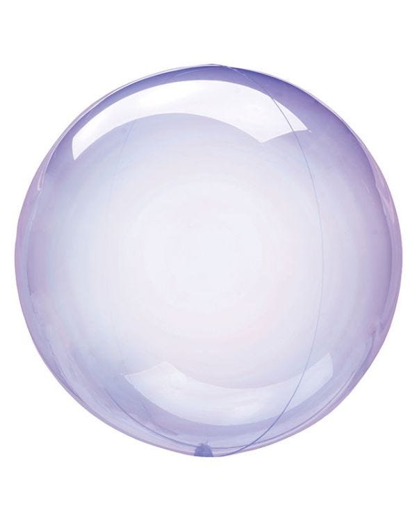 Crystal Clearz Purple Balloon - 18&quot;
