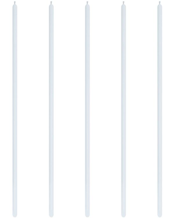White Modelling Balloons - 160Q Latex (100pk)