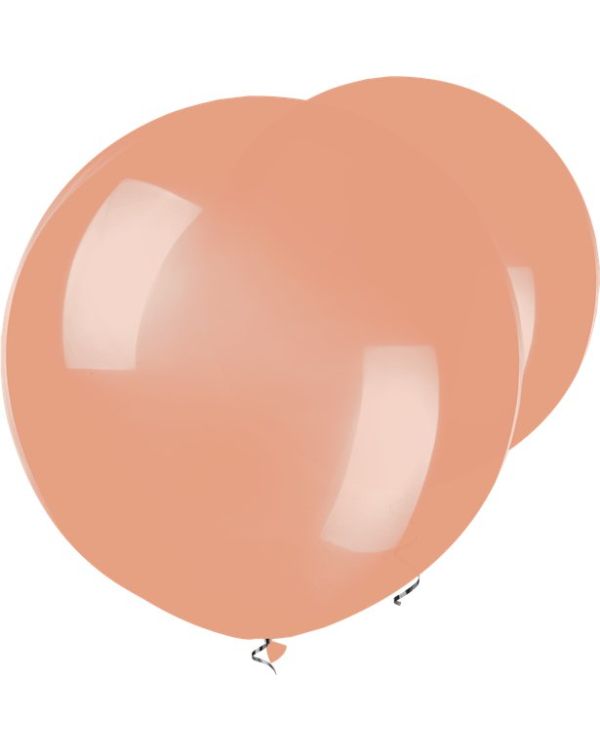 Burnt Orange Large Balloons - 36&quot; Latex (10pk)