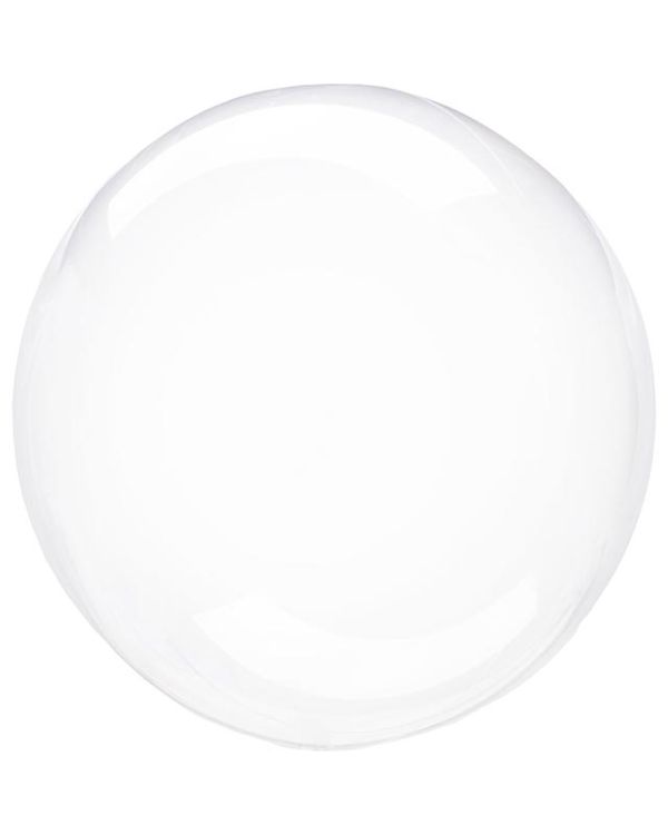 Clear Crystal Clearz Balloon - 18&quot; (Unpackaged)