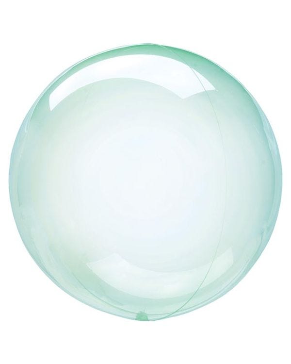 Green Crystal Clearz Balloon - 18&quot; (Unpackaged)