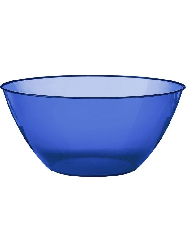 Royal Blue Plastic Serving Bowl - 4.7L