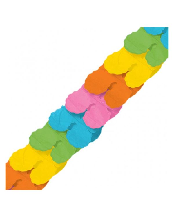 Multi Colour Paper Garland - 3.6m