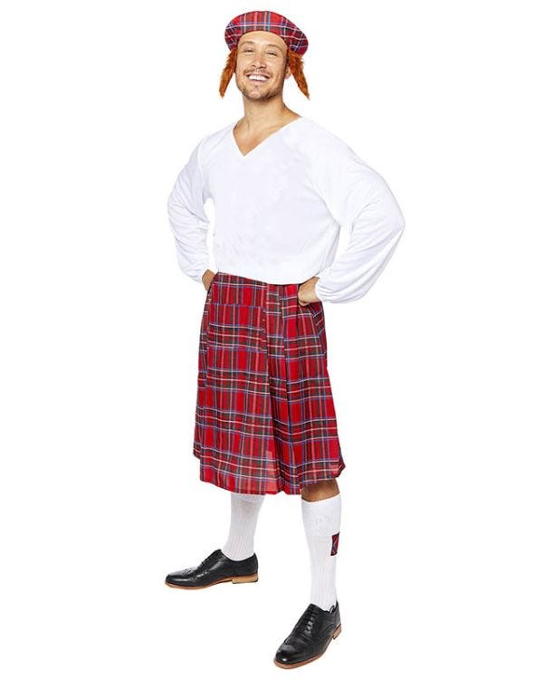 Scottish Costume Kit - Adult Costume
