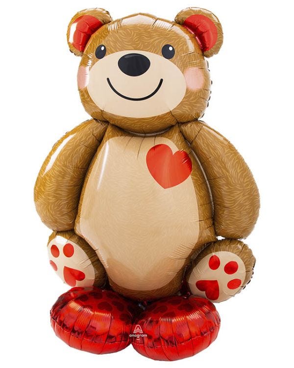 Big Cuddly Teddy Bear Airloonz Foil Balloon - 48&quot; x 34&quot;