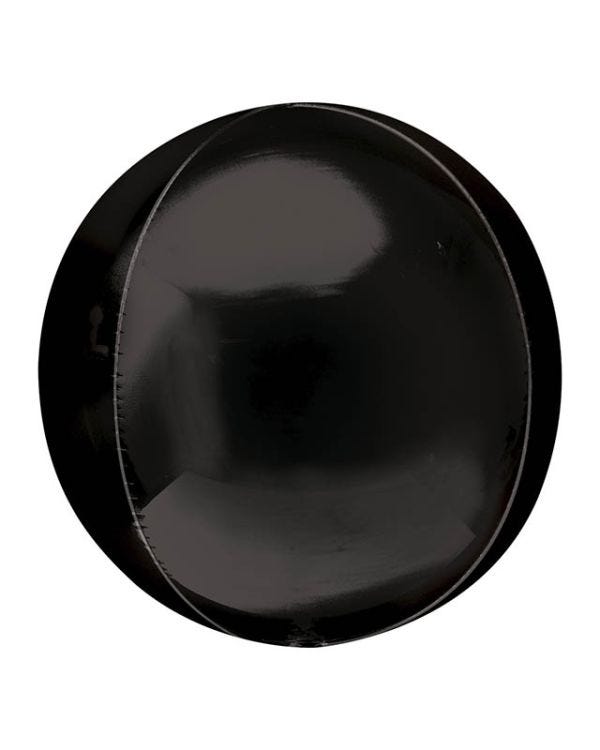 Black Jumbo Orbz Balloon - 21&quot; Foil