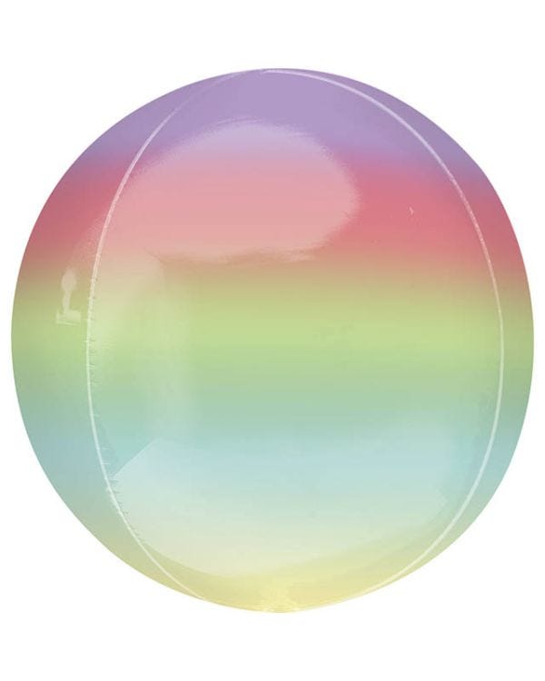 Ombre Rainbow Orbz Balloon - 16&quot;