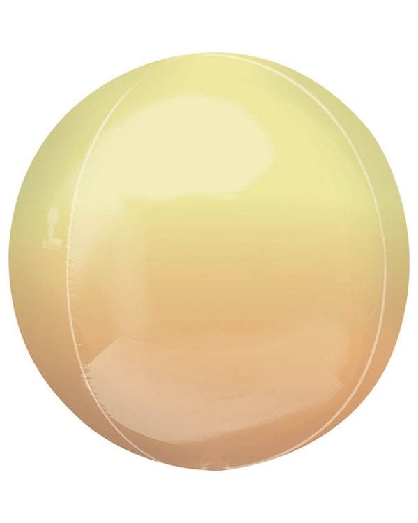 Ombre Yellow &amp; Orange Orbz Balloon - 16&quot;