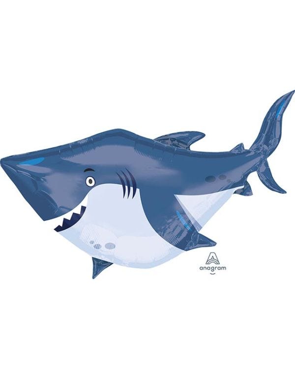 Ocean Buddies Shark Supershape Balloon - 24&quot; x 24&quot; Foil