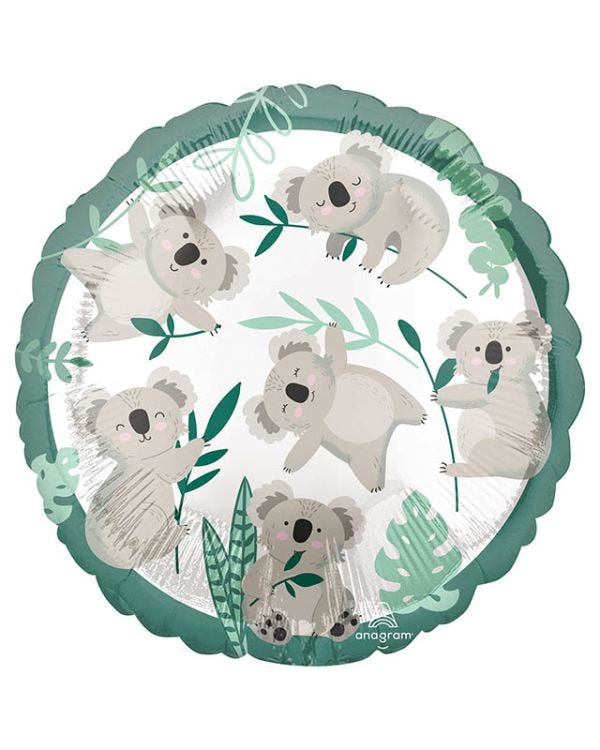 Get Wild Koala Balloon - 18&quot; Foil