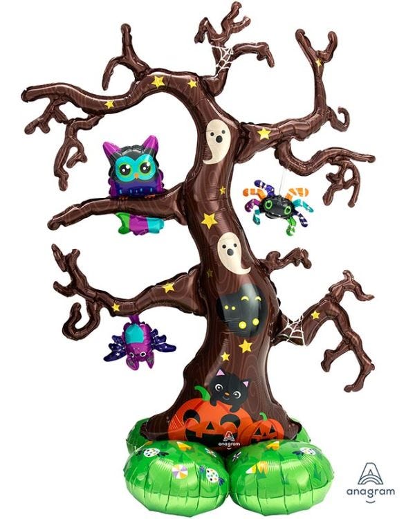 Creepy Tree Air Fill AirLoonz Balloon - 62&quot; Foil