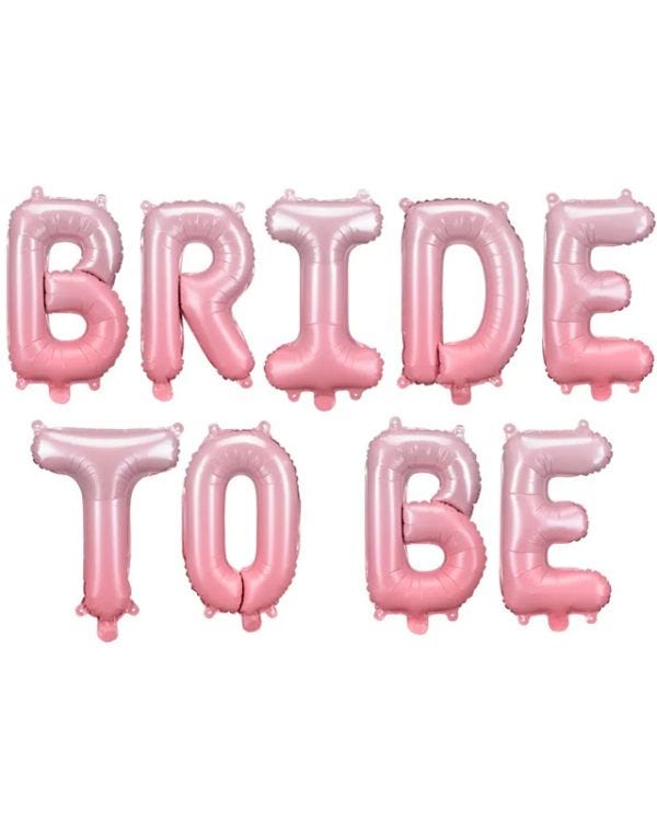 Pink Bride To Be Balloon Kit - 14&quot; Foil