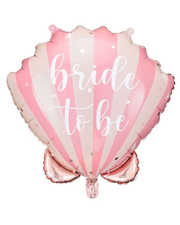 Seashell Bride to Be Balloon - 19&quot; Foil