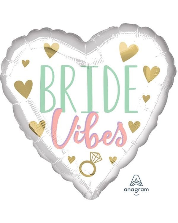 Bride Vibes Hen Party Balloon - 18&quot; Foil