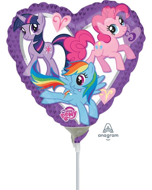 My Little Pony Heart Mini Air-fill (Uninflated)