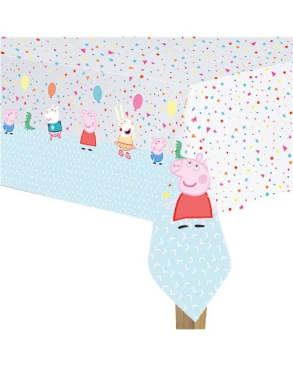 Peppa Pig Plastic Table Cover - 1.2m x 1.8m
