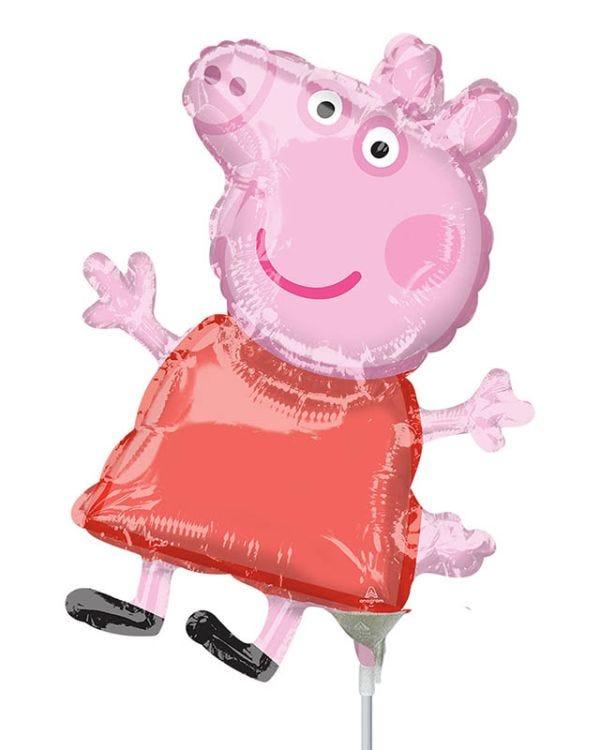 Peppa Pig Shape Mini Air-fill (Uninflated)