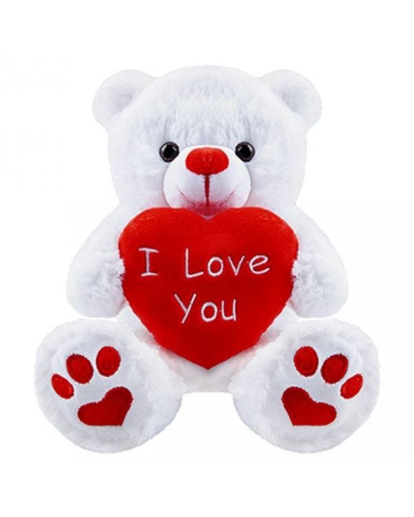 I Love You Bear with Heart - 18cm