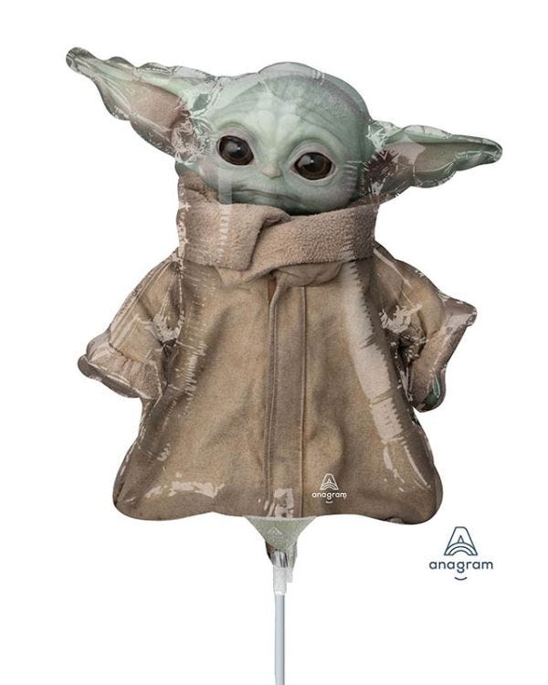 Mandalorian Child Mini Air-fill (Uninflated)
