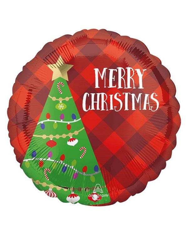 Festive Christmas Tree - 18&quot; Foil