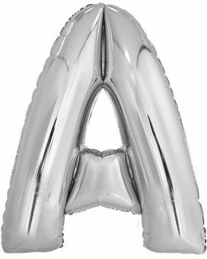 A Silver Letter Balloon - 34&quot; Foil