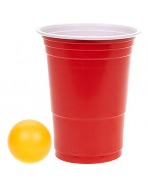 Beer Pong Set with 12 Cups &amp; 6 Balls