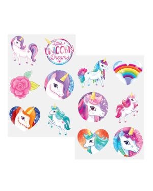 Unicorn Tattoo Sheet