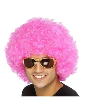 Pink Afro Wig
