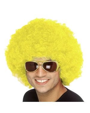 Yellow Afro Wig