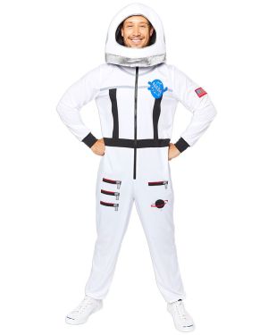 White Astronaut Suit - Adult Costume