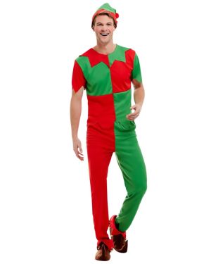 Festive Elf - Adult Costume