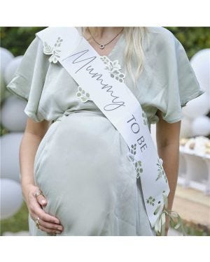Botanical &#039;Mummy To Be&#039; Sash