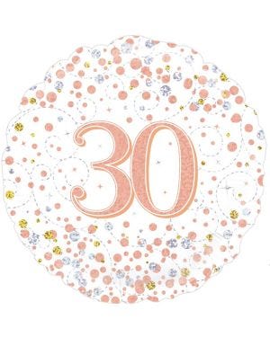 Sparkling Fizz 30th Foil Balloon - 18&quot;