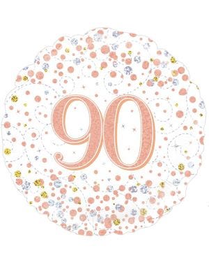 Sparkling Fizz 90th Foil Balloon - 18&quot;