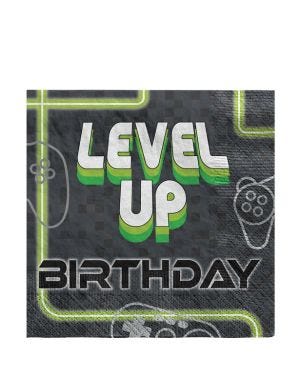 Level Up Lunch Napkin - 33cm (16pk)