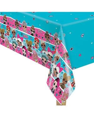 L.O.L Surprise Plastic Table Cover - 213cm x 137cm