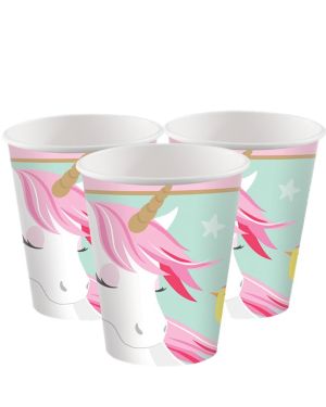Magical Unicorn Paper Cups - 266ml (8pk)