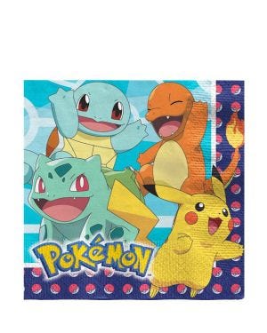 Pokémon Paper Napkins - 33cm (16pk)