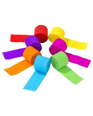 Rainbow Paper Streamers (7pk)