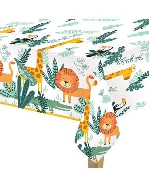 Get Wild Safari Paper Table Cover - 1.2m x 1.8m