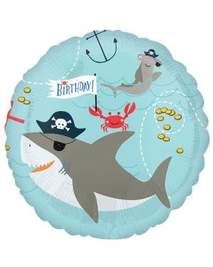 Ahoy Birthday Balloon - 18&quot; Foil