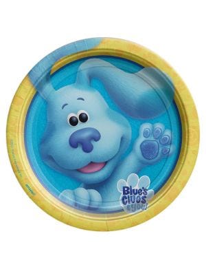 Blue&#039;s Clues Paper Plates - 23cm (8pk)