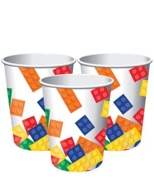 Block Party Paper Cups - 255ml (8pk)