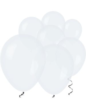 White Mini Balloons - 5&quot; Latex Balloons (100pk)